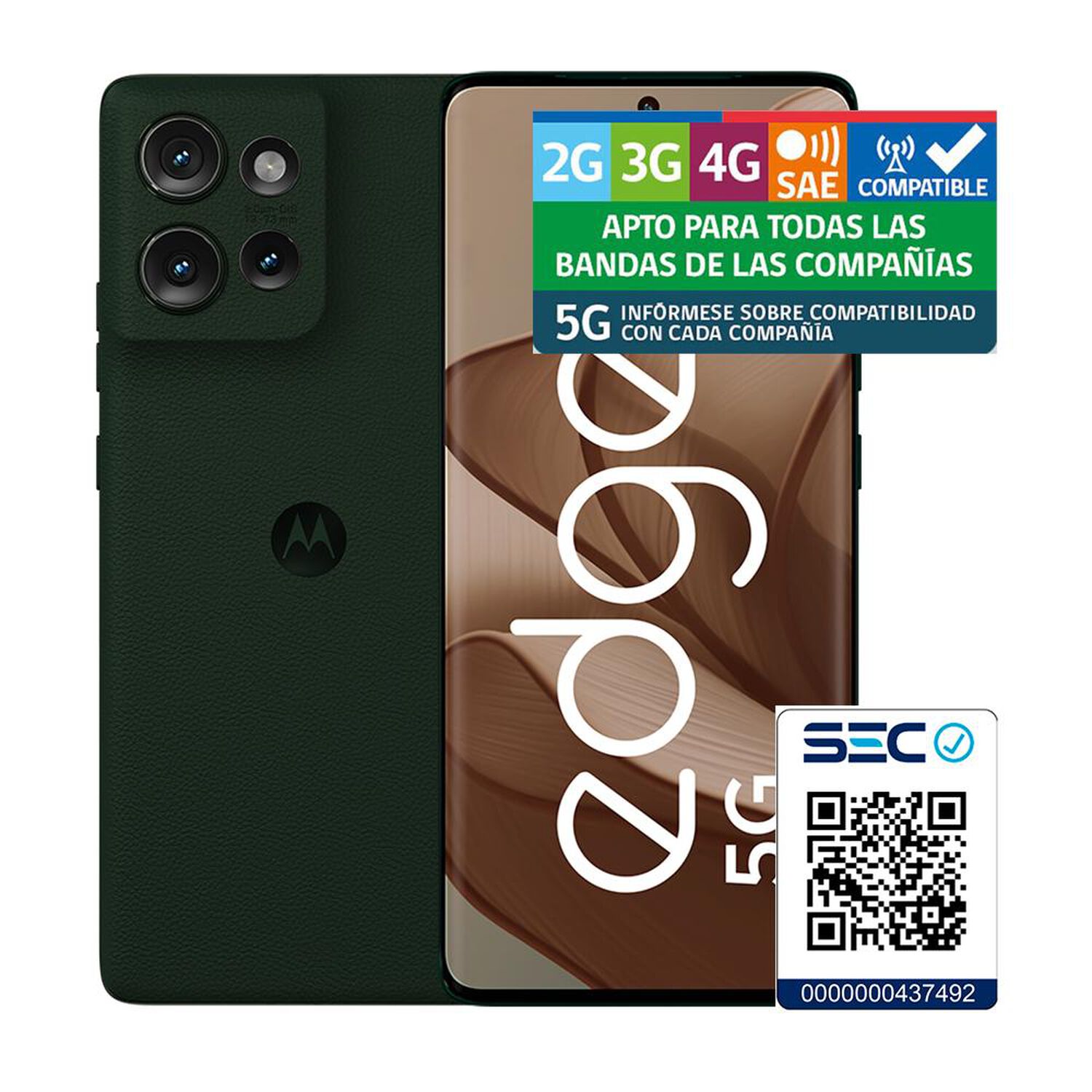 Smartphone Motorola Edge 50 / 5G / 256 GB / Green / Liberado image number 7.0