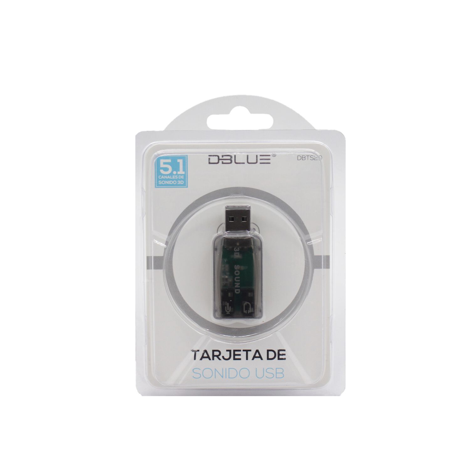 Tarjeta De Sonido Usb Universal Para Audio Y Microfono Ts20 image number 3.0