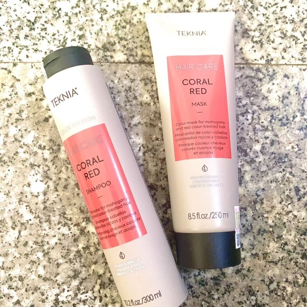 Shampoo Para Cabello Te&ntilde;ido Lakme Teknia Rojo Caoba 300ml image number 1.0