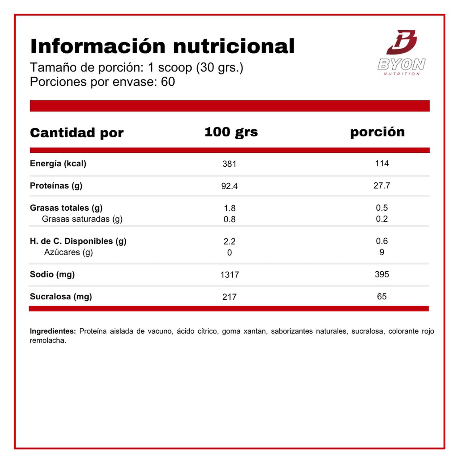 Beef-xp Protein 4 Lbs - Tropical Vibes image number 1.0