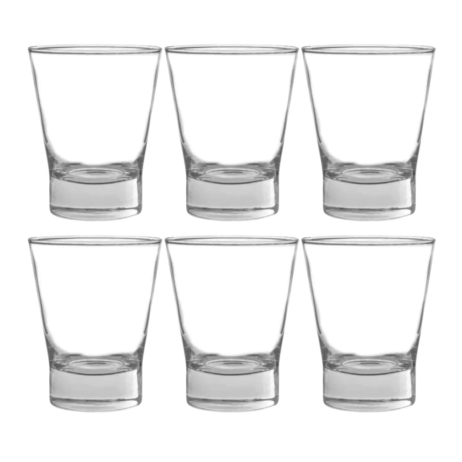 Set 6 Vasos Bajos Vidrio Cristal 347cc London Rocks image number 0.0