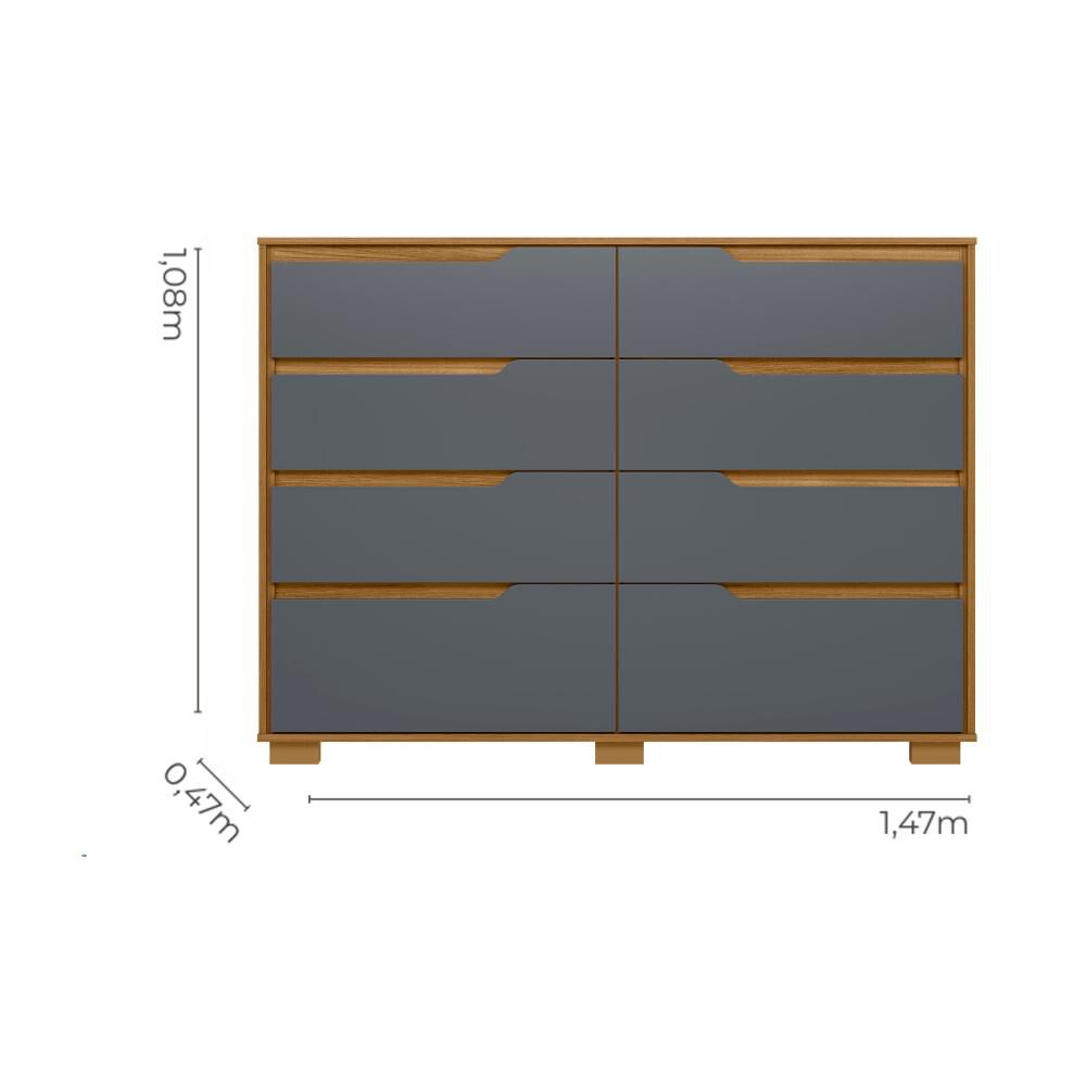 Cómoda Di Poretti Design Georgia / 8 Cajones image number 1.0