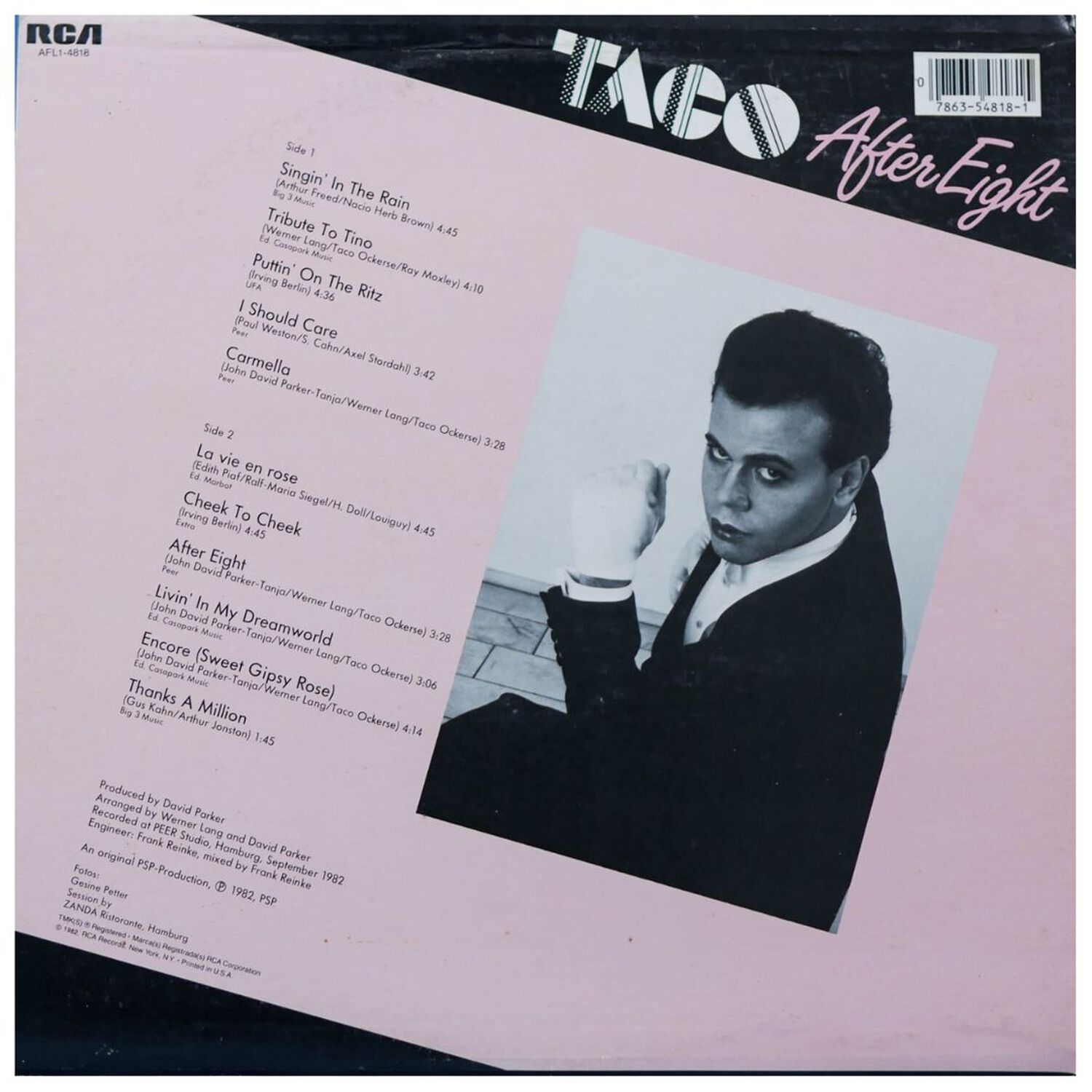 Taco - After Eight | Vinilo Usado image number 1.0