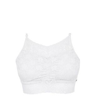 Top Encaje Recogido Blanco 2rios