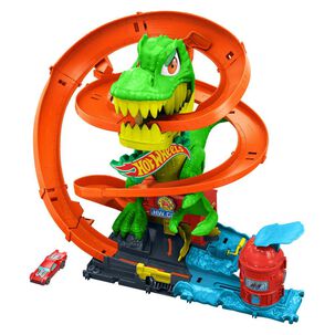 Autopista Hot Wheels City Trex Fire Station