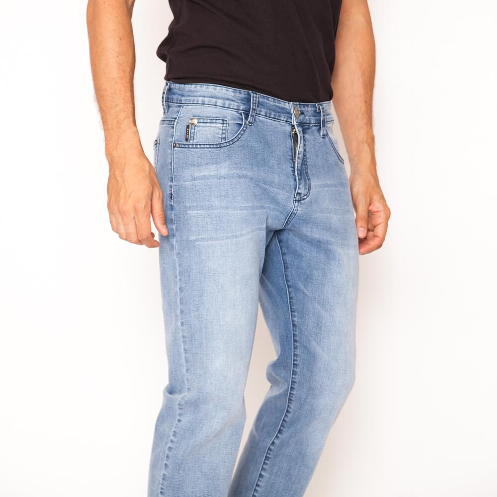 Jeans Tiro Medio Straight Hombre Ellus image number 2.0