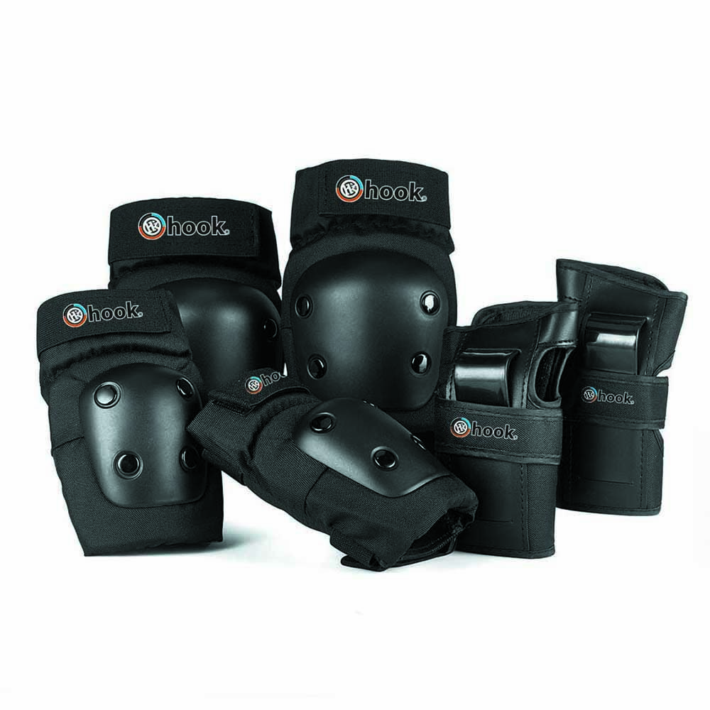 Set De Protecciones Adulto Hook Black L image number 4.0