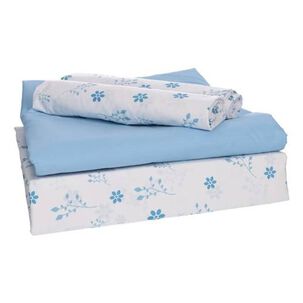 Sabana Andes Estampado 180 Hilos Flor 104 1.5 Plaza