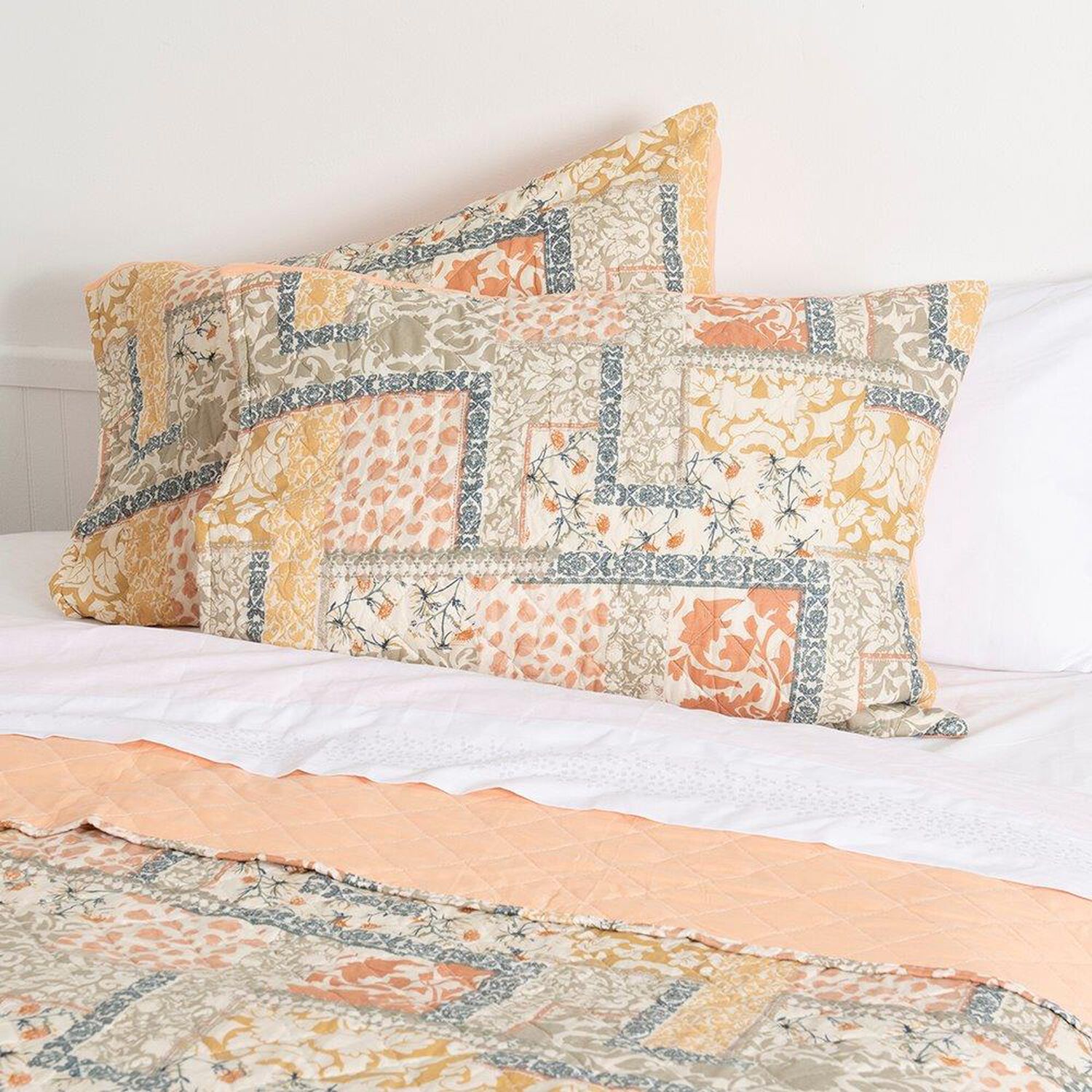 Cubrecama Quilt Cosido Patchwork 1.5 Plazas Gales image number 2.0