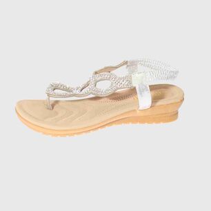 Sandalia Confort Plata Bbo Art. 51008b30035silver