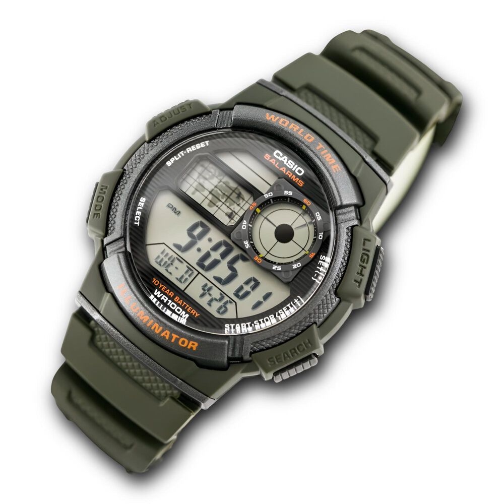 Reloj De Hombre Casio Musgo Ae-1000w-3avdf Classic Style image number 1.0