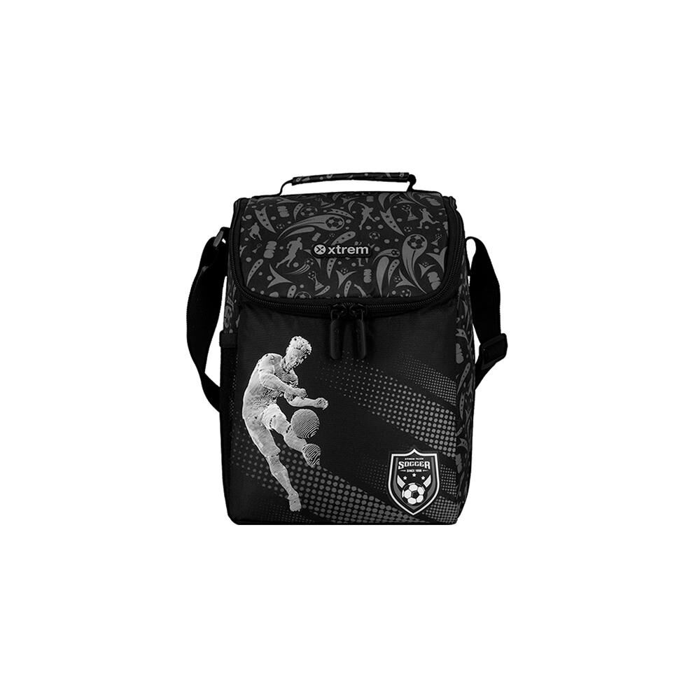 Lonchera T&eacute;rmica Xtrem Froster 6xt F&uacute;tbol Negro/gris image number 0.0