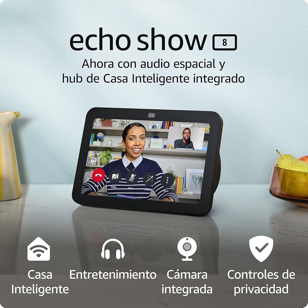 Amazon Echo Show 8 3ra Gen - Pantalla Inteligente Con Alexa image number 1.0