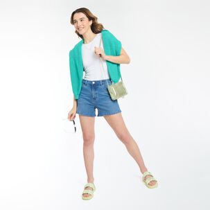 Short Denim Tiro Medio Super Skinny Mujer Freedom