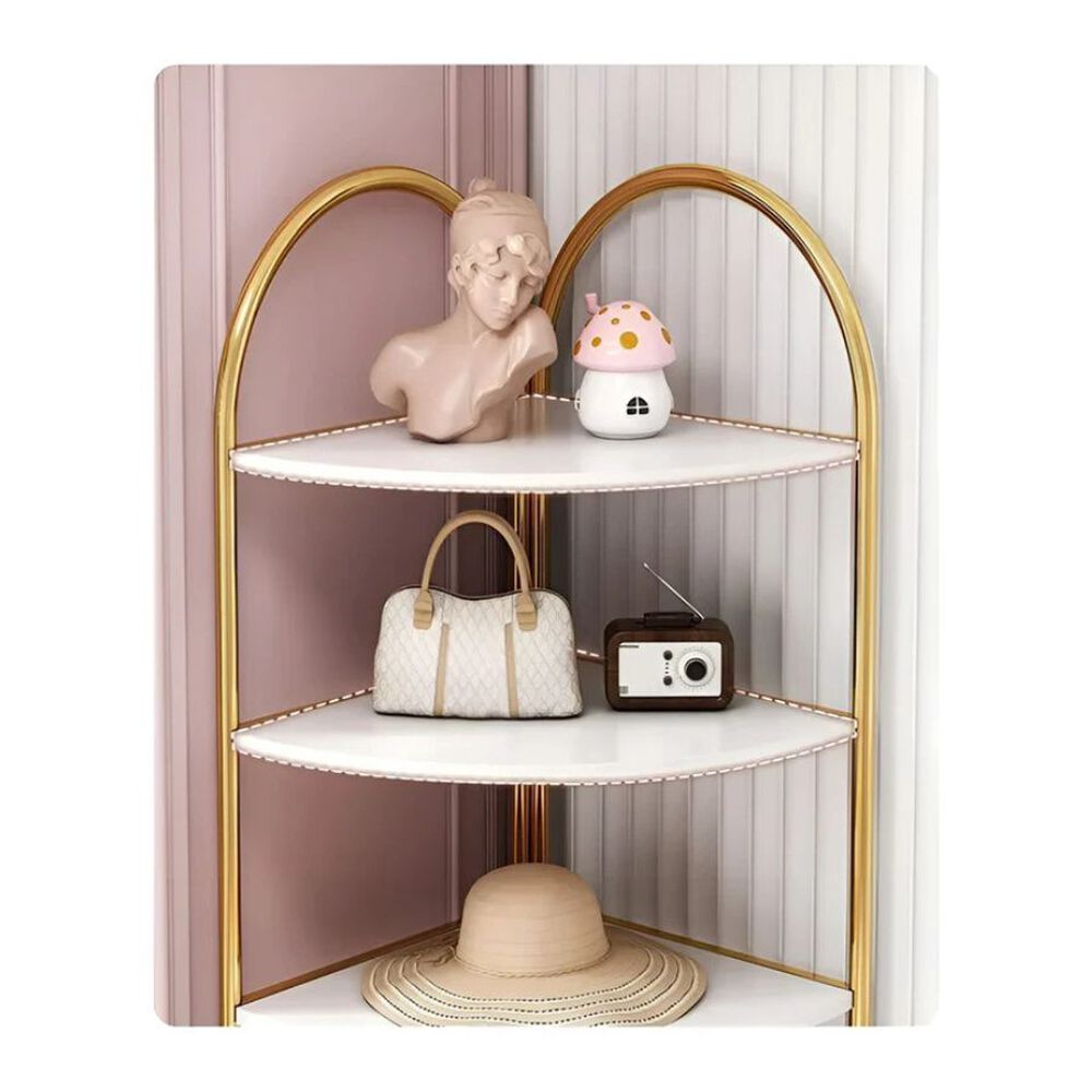 Estanteria Metalica Esquinero Dormitorio Repisas Madera 3 Niveles image number 2.0