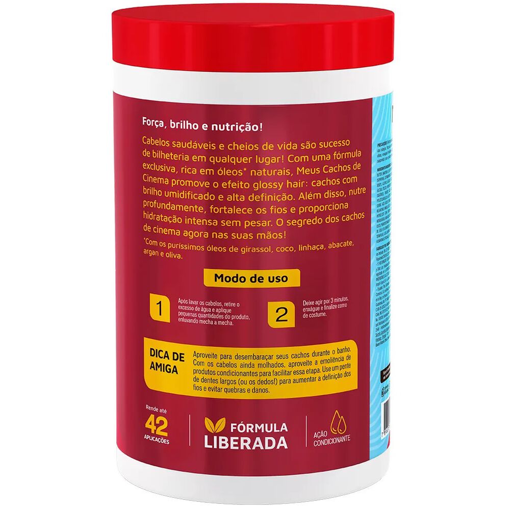 Crema De Tratamiento Meus Cachos De Cinema Novex 1kg image number 1.0