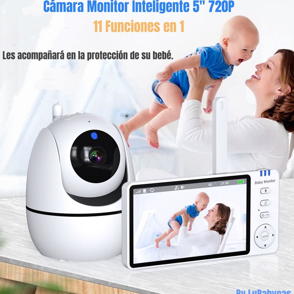 C&aacute;mara Monitor Inteligente Pantalla 5'' 720p By Lubabycas image number 1.0