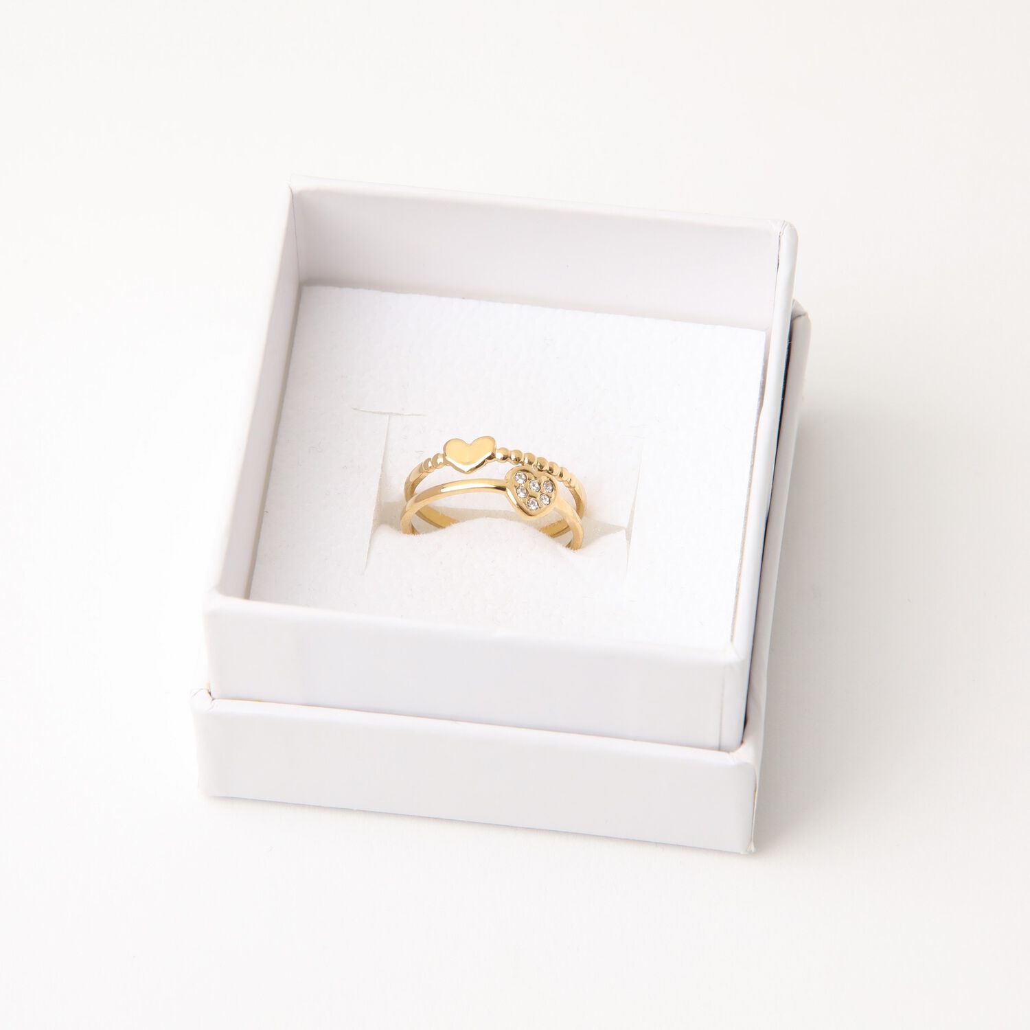 Anillo 19v69 Dorado Mujer Str305 image number 2.0