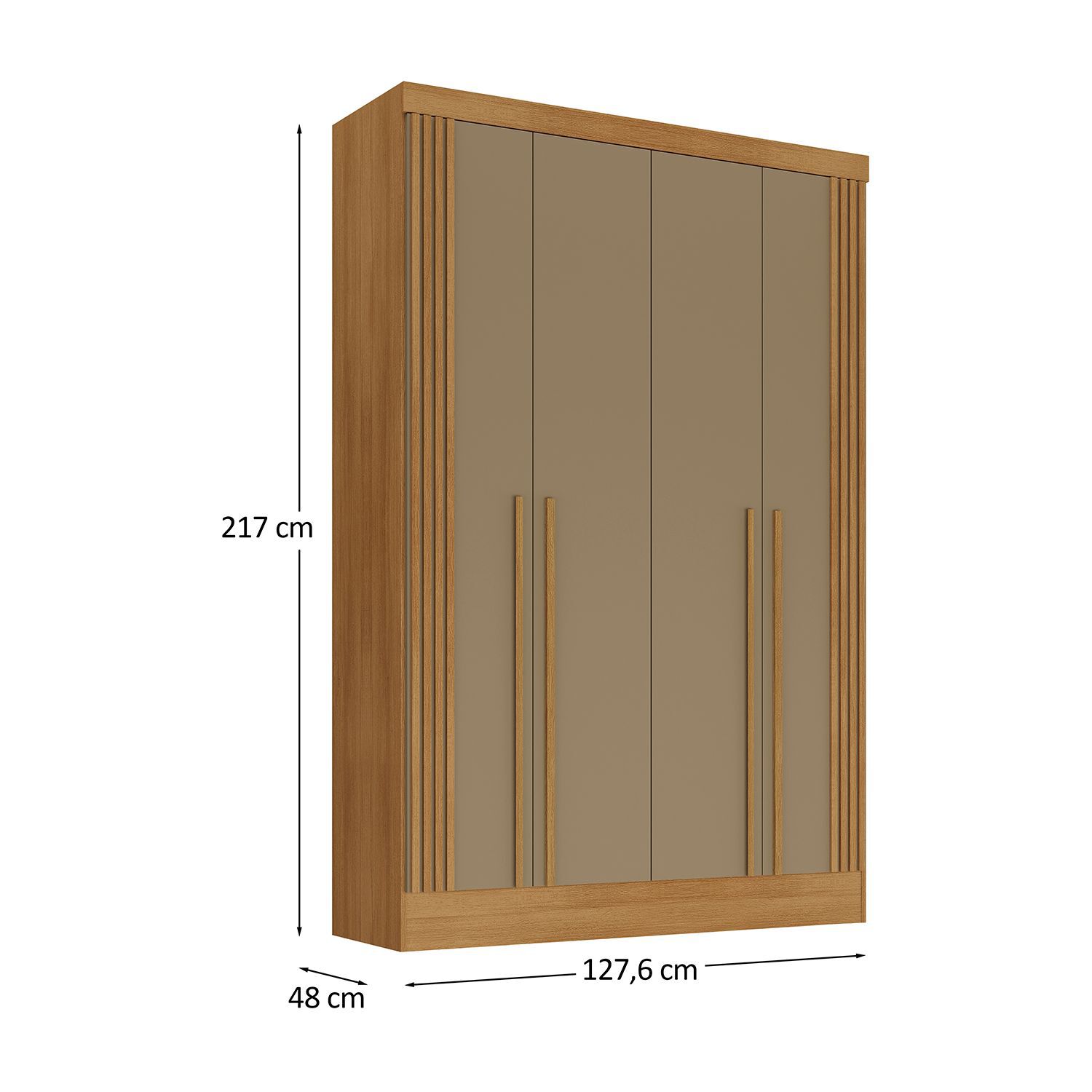 Cl&oacute;set Di Poretti Design New Fiji / 4 Puertas / 3 Cajones image number 2.0