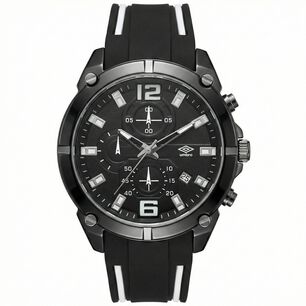 Reloj An&aacute;logo Hombre Umbro Plus Negro/ Blanco Umbp-1500-89