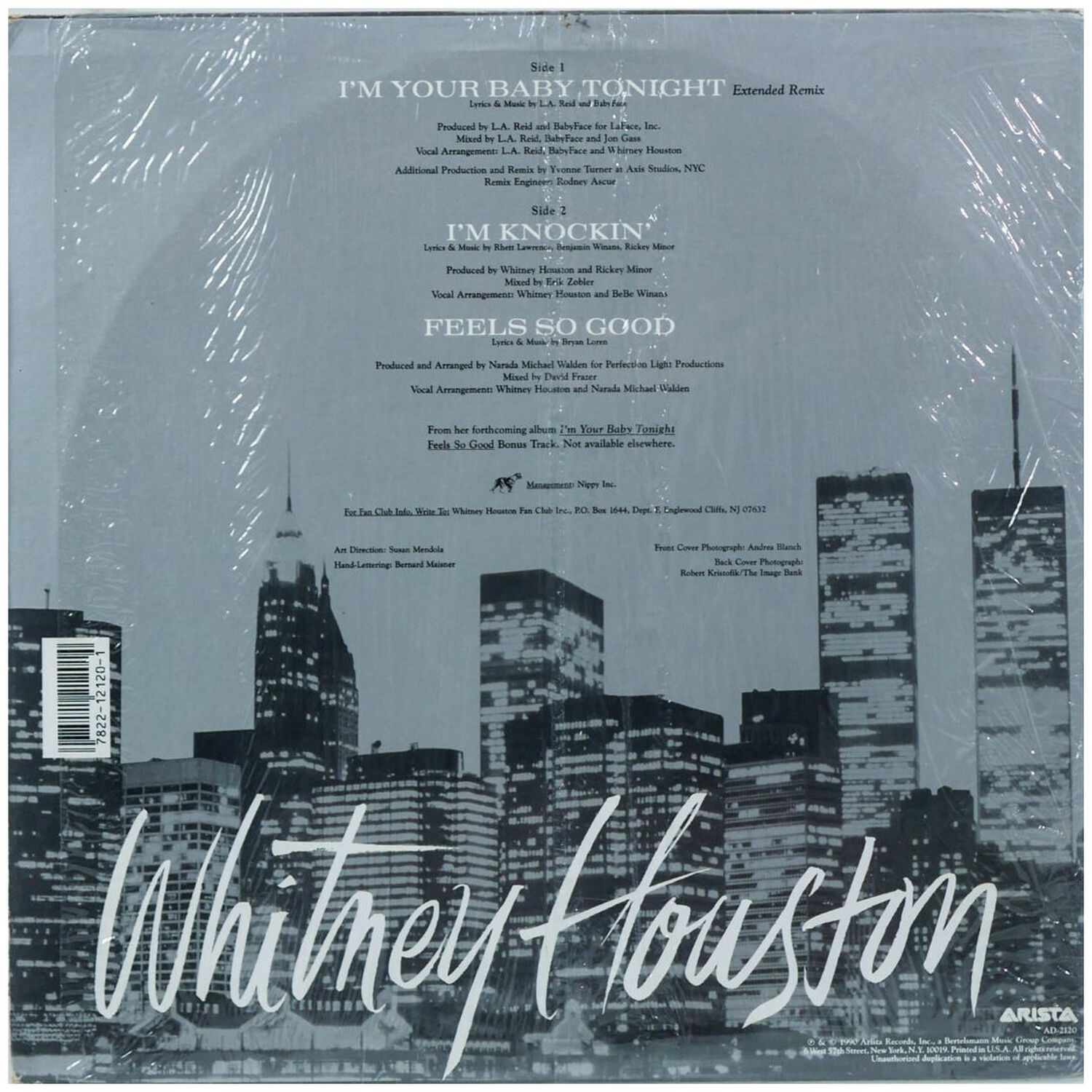 Whitney Houston - I'm Your Baby Tonight | 12" Maxi Single Usado image number 1.0