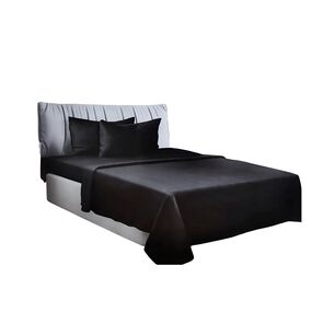 Sabanas 2 Plazas 4 Piezas Polar 144 Hilos Negro