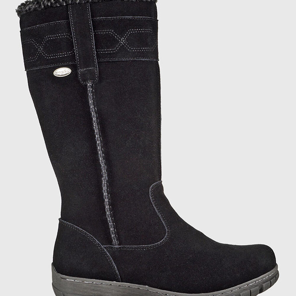 Bota Cuero Focia Negro image number 3.0