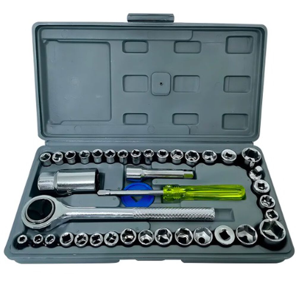 Juego Autocle 40 Pzas Color Gris image number 1.0