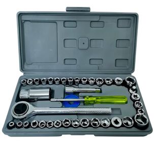 Juego Autocle 40 Pzas Color Gris