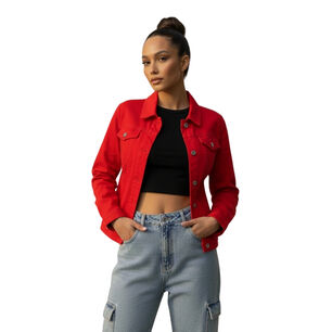 Chaqueta Mezclilla New Clasic Mujer