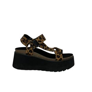 Sandalia Mujer Leopardo/beige Rocio Detogni