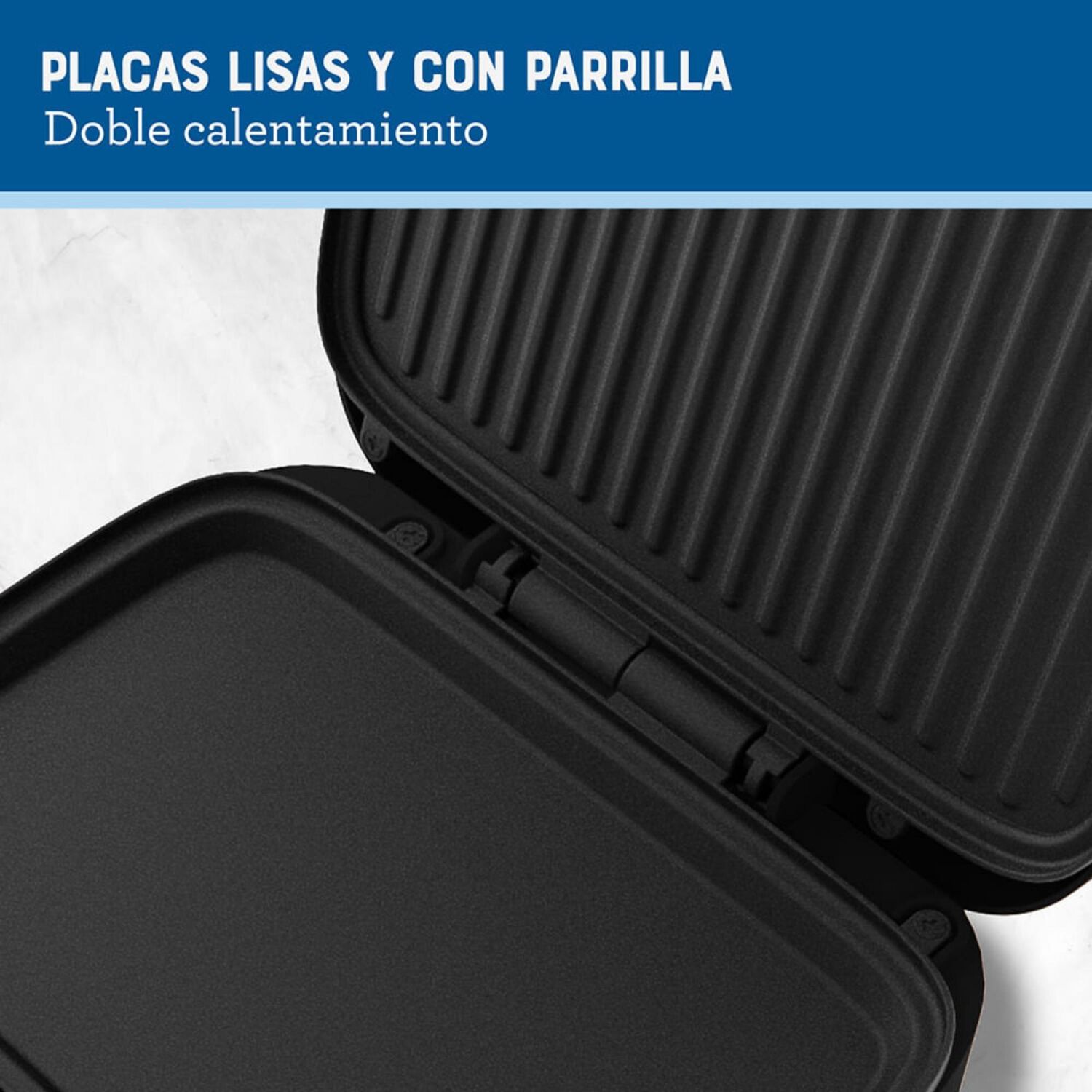 Sandwichera Oster Compacta Con Platos Hondos Ckstsm400 image number 6.0