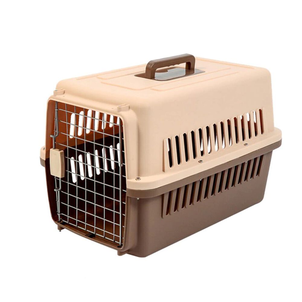 Jaula Transporte Canil Para Gatos Perros Viajes Seguridad image number 5.0