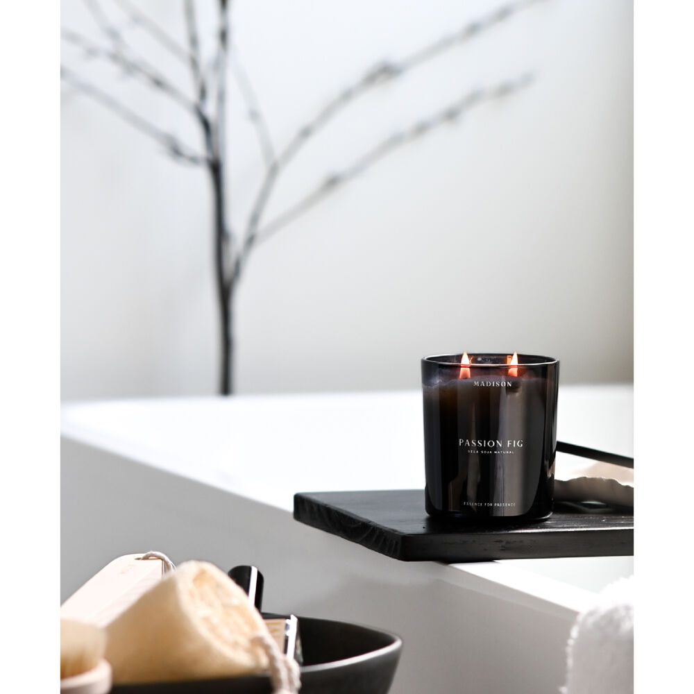 Vela Soja Natural 320 Grms Negro Passion Fig Madison image number 2.0