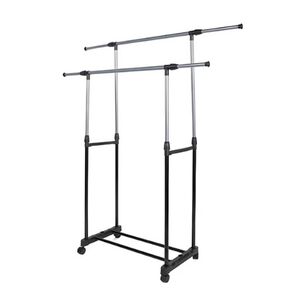 Tendedero Alargable Largo Ajustable Con Ruedas Para Ropa