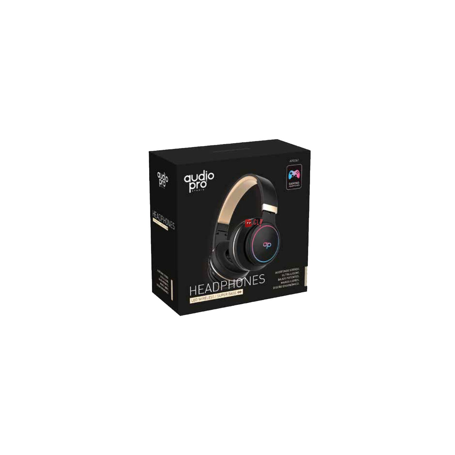 Aud&iacute;fonos Gamer Bluetooh Iluminaci&oacute;n Rgb Rojo - Ps image number 1.0