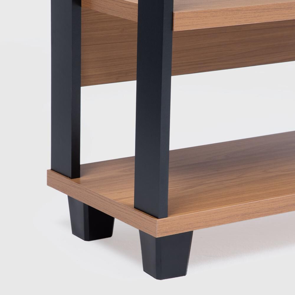 Mesa De Arrimo Roca Yulton 4 Repisas Canela-negro image number 6.0