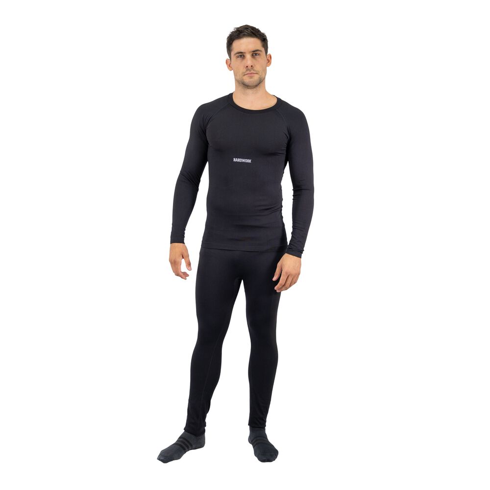 Conjunto Primera Capa Hw Patagonia Spandex Negro image number 4.0