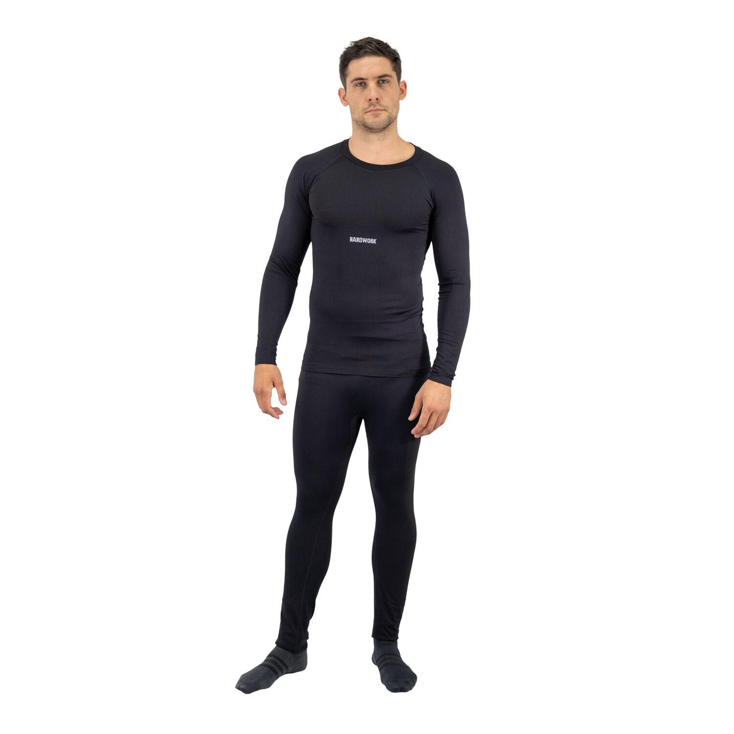 Conjunto Primera Capa Hw Patagonia Spandex Negro image number 4.0
