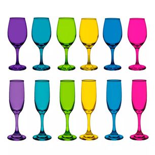 Set 6 Copa Vino + 6 Copas Champa&ntilde;a Rioja Full