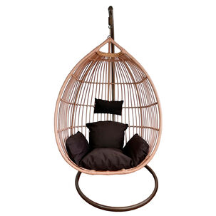 Silla Colgante Maui M Cojín Café