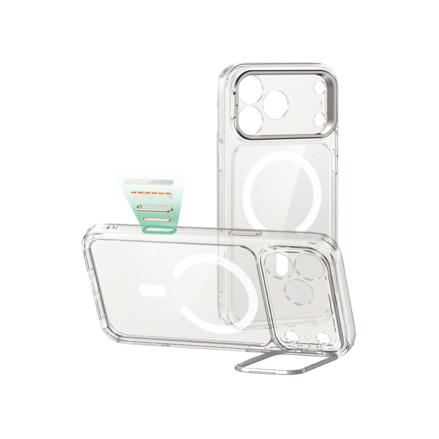 Para Iphone 17 Pro Max - Carcasa Magsafe Con Soporte image number 8.0
