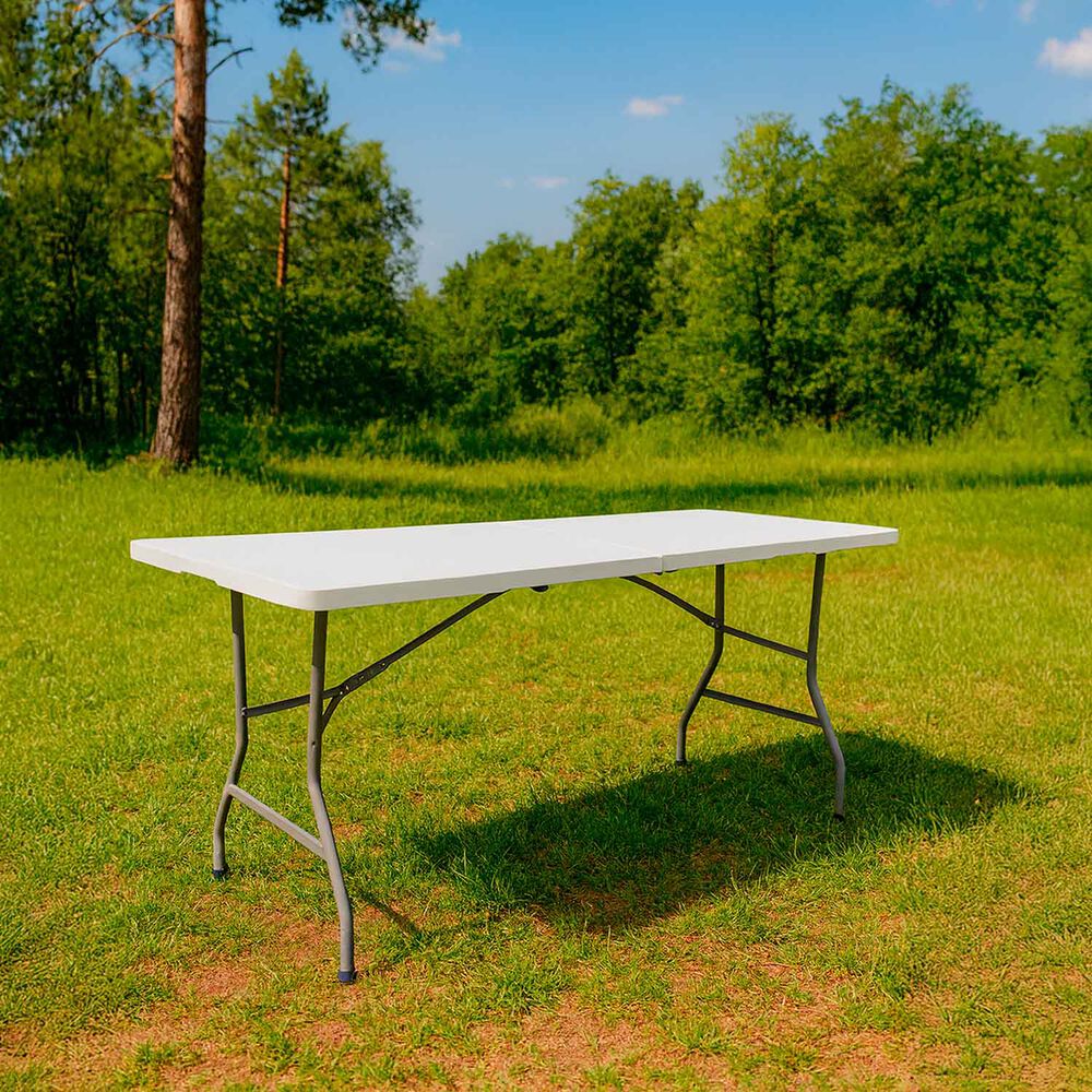 Mesa Plegable Camping 180 Cm Blanca image number 5.0
