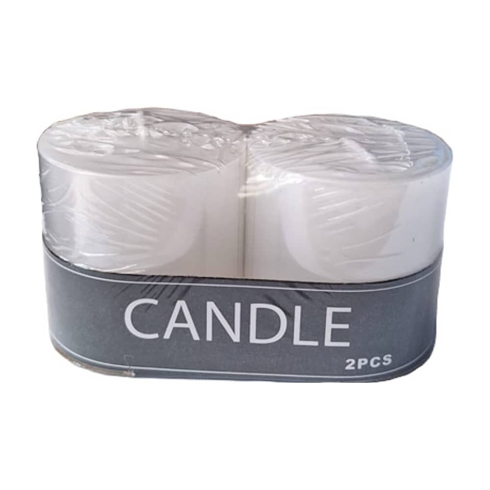 Pack De Velas Blancas 5x5 Cm image number 2.0