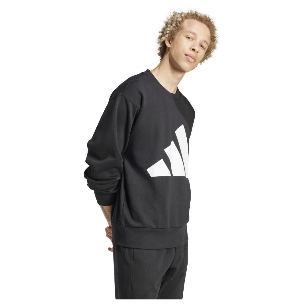 Sudadera Hombre Essentials Big Logo Fleece Adidas image number 4.0