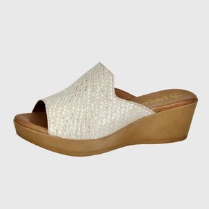 Sandalia Cuero Madlen Beige