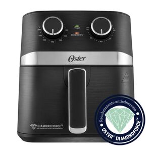 Oster Freidora De Aire Manual, Recubrimiento Oster Diamondforce, 4l De Capacidad, Con Controles De Tiempo Y Temperatura, Ckstaf401mdf