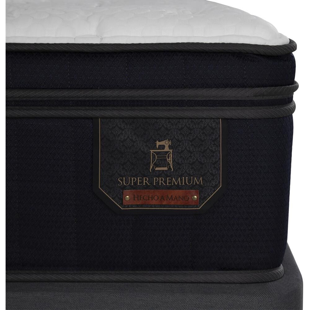Cama Europea Cic Super Premium / 2 Plazas / Base Dividida + Respaldo image number 6.0