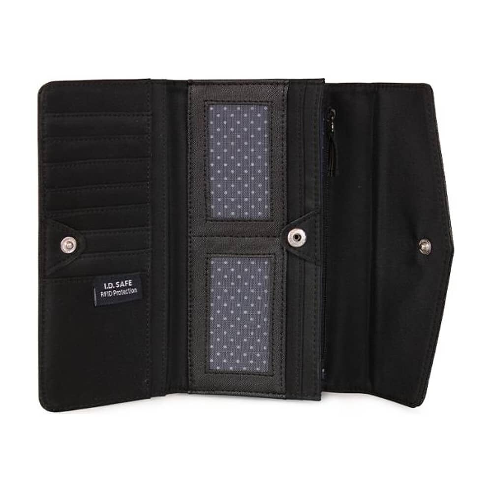 Billetera De Mujer Ziggy Negra Nautica image number 1.0