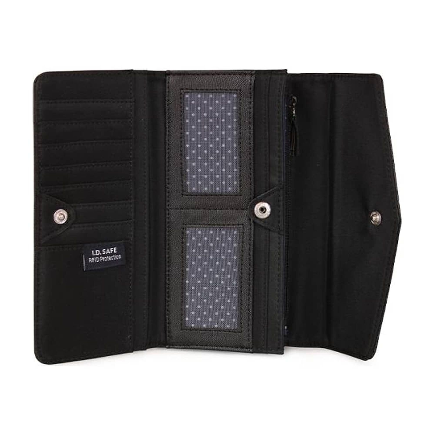 Billetera De Mujer Ziggy Negra Nautica image number 1.0